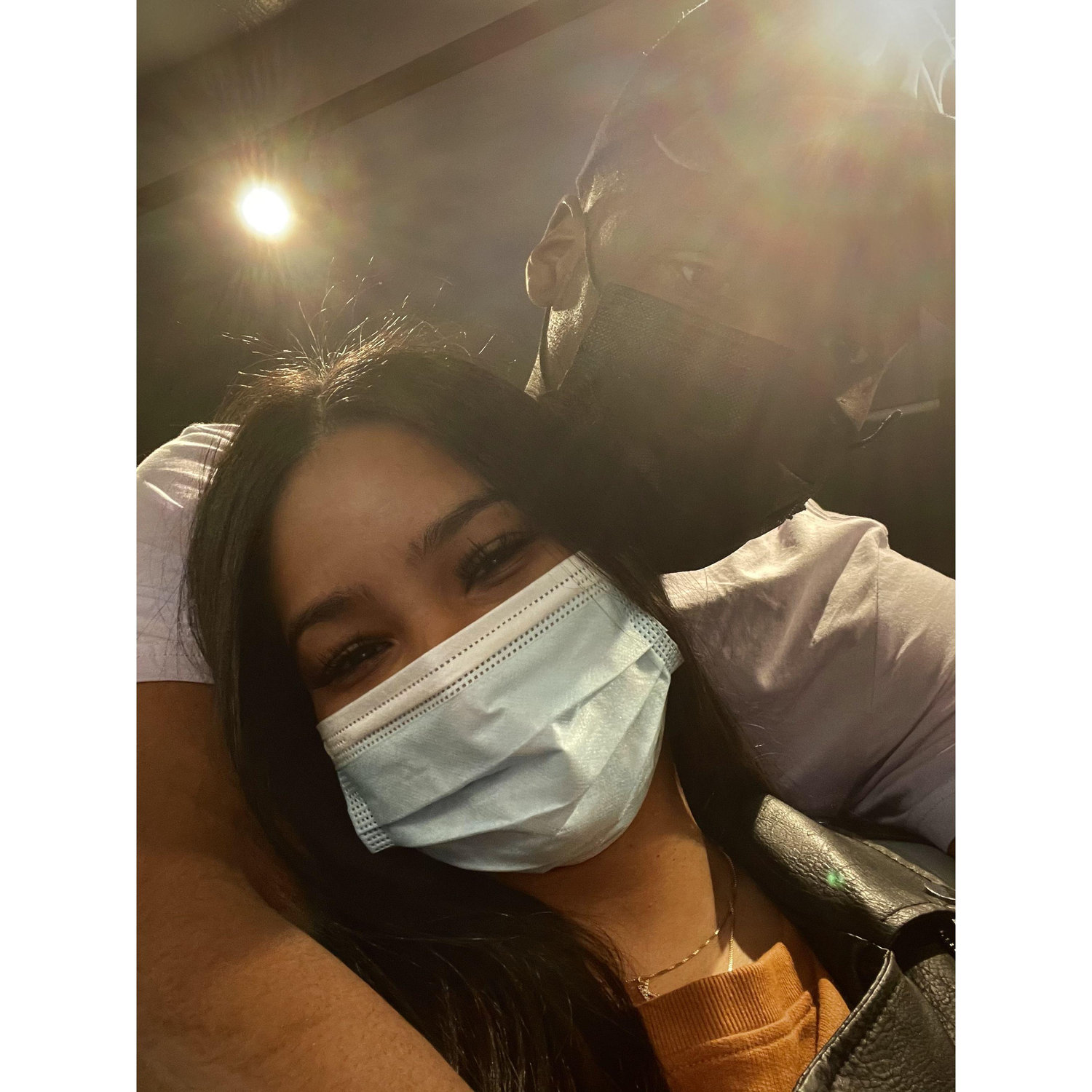 Masks were still a thing when we started dating haha!