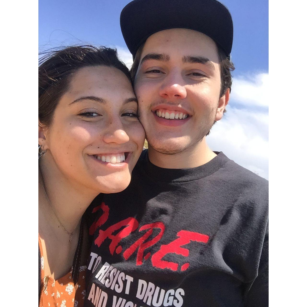 Austin helping Emma tour transfer colleges, where she eventually choose UCSD