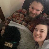 Lazy day in our first apartment. (Featuring Pippin)
