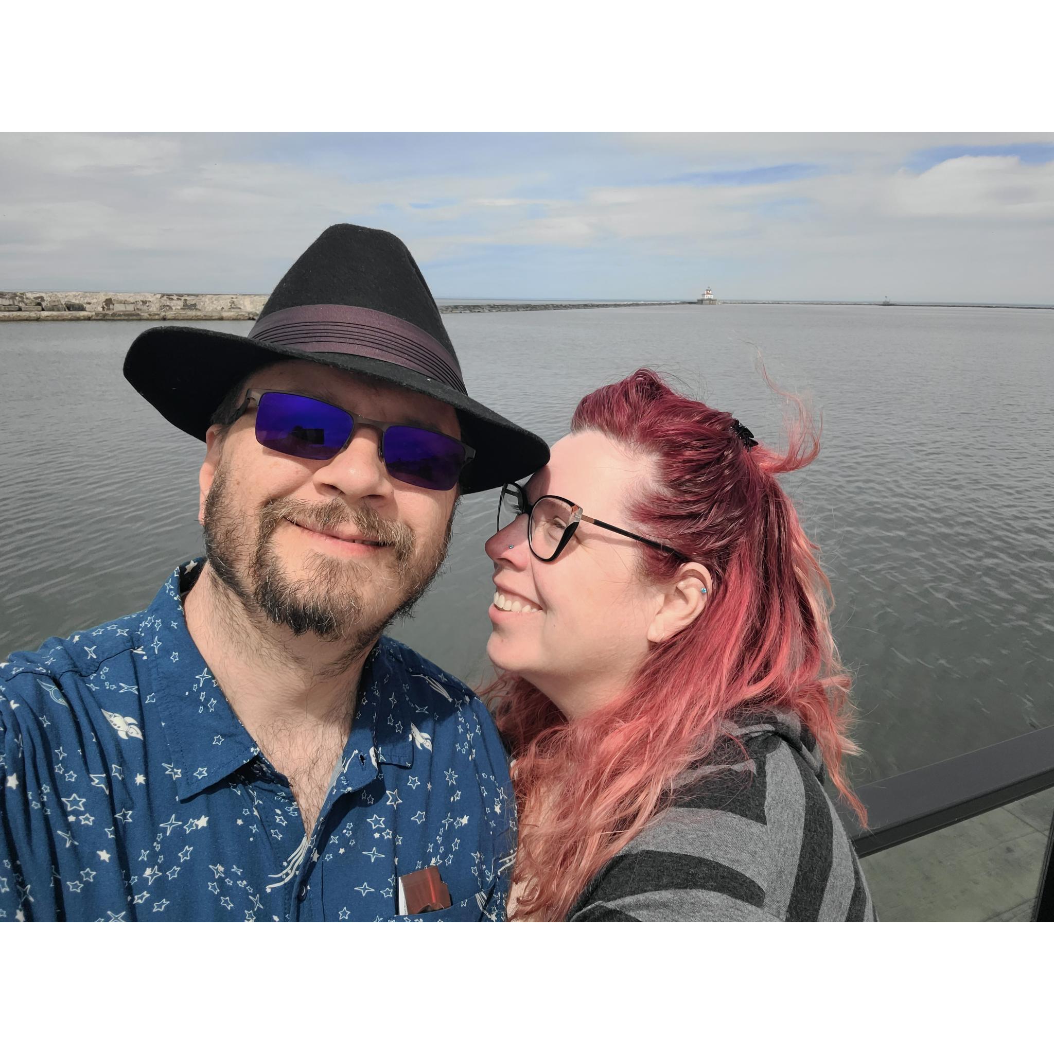 We were there to watch the solar eclipse, but I only had eyes for James!