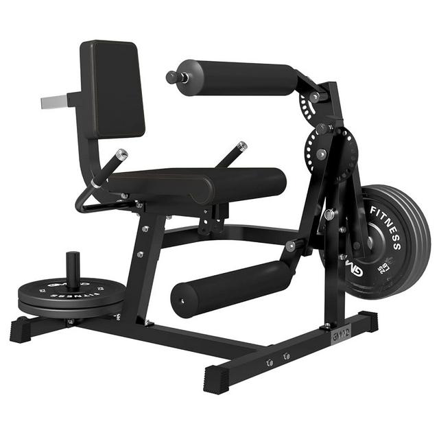 GMWD Leg Extension and Curl Machine, Lower Body Special Leg Machine, Adjustable Leg Exercise Bench with Plate Loaded, Leg Rotary Extension for Thigh, Home Gym Weight Machine