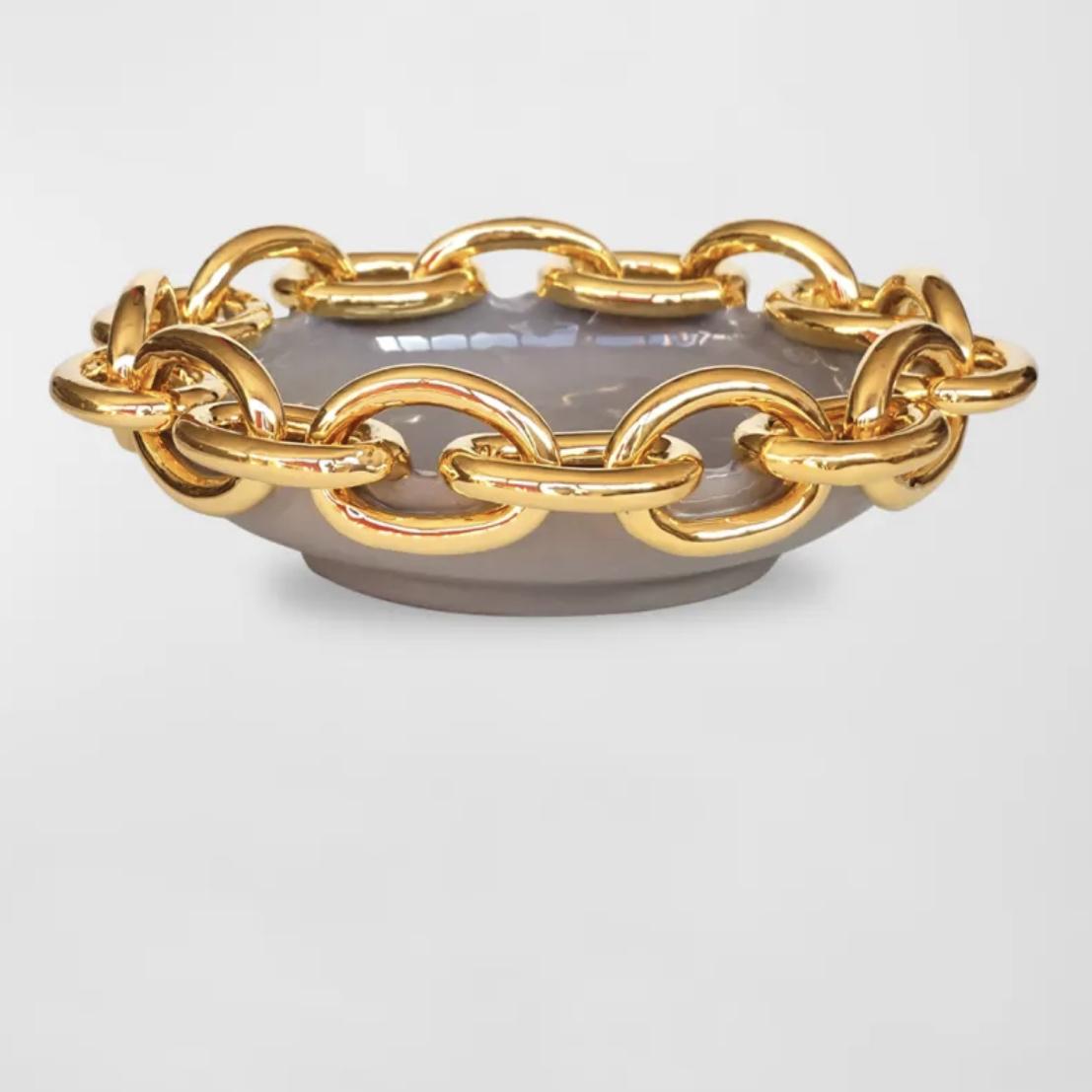 Bowl With Golden Chain