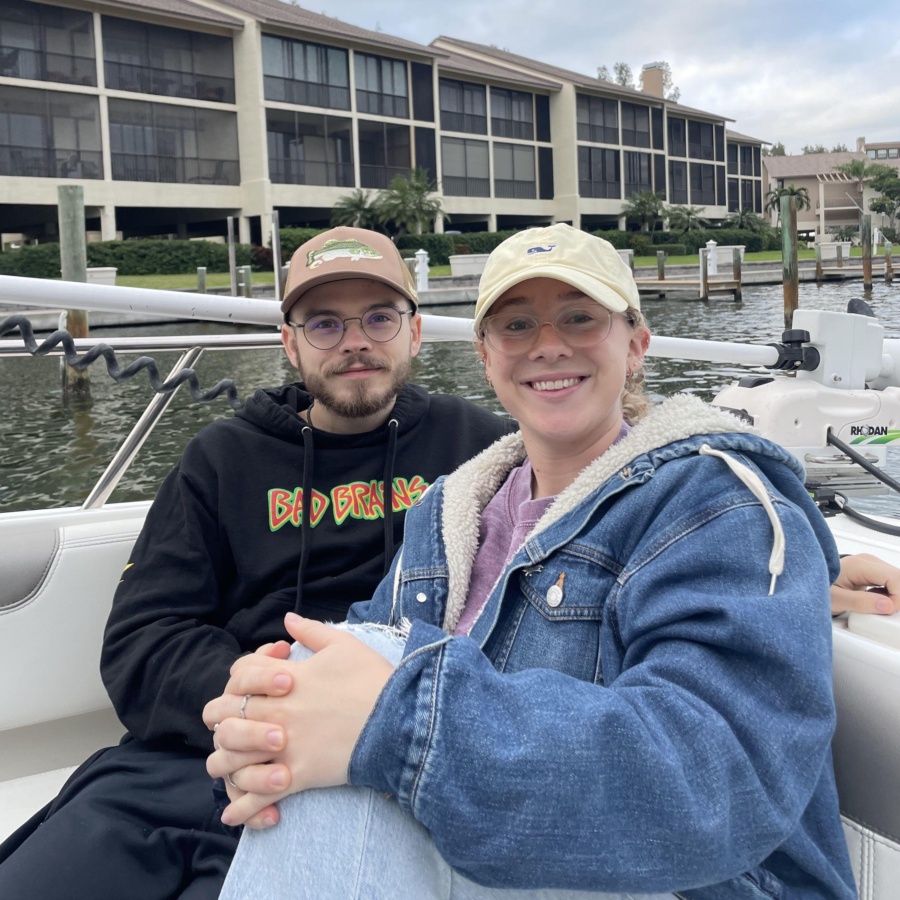 my first time visiting meredith's family in florida