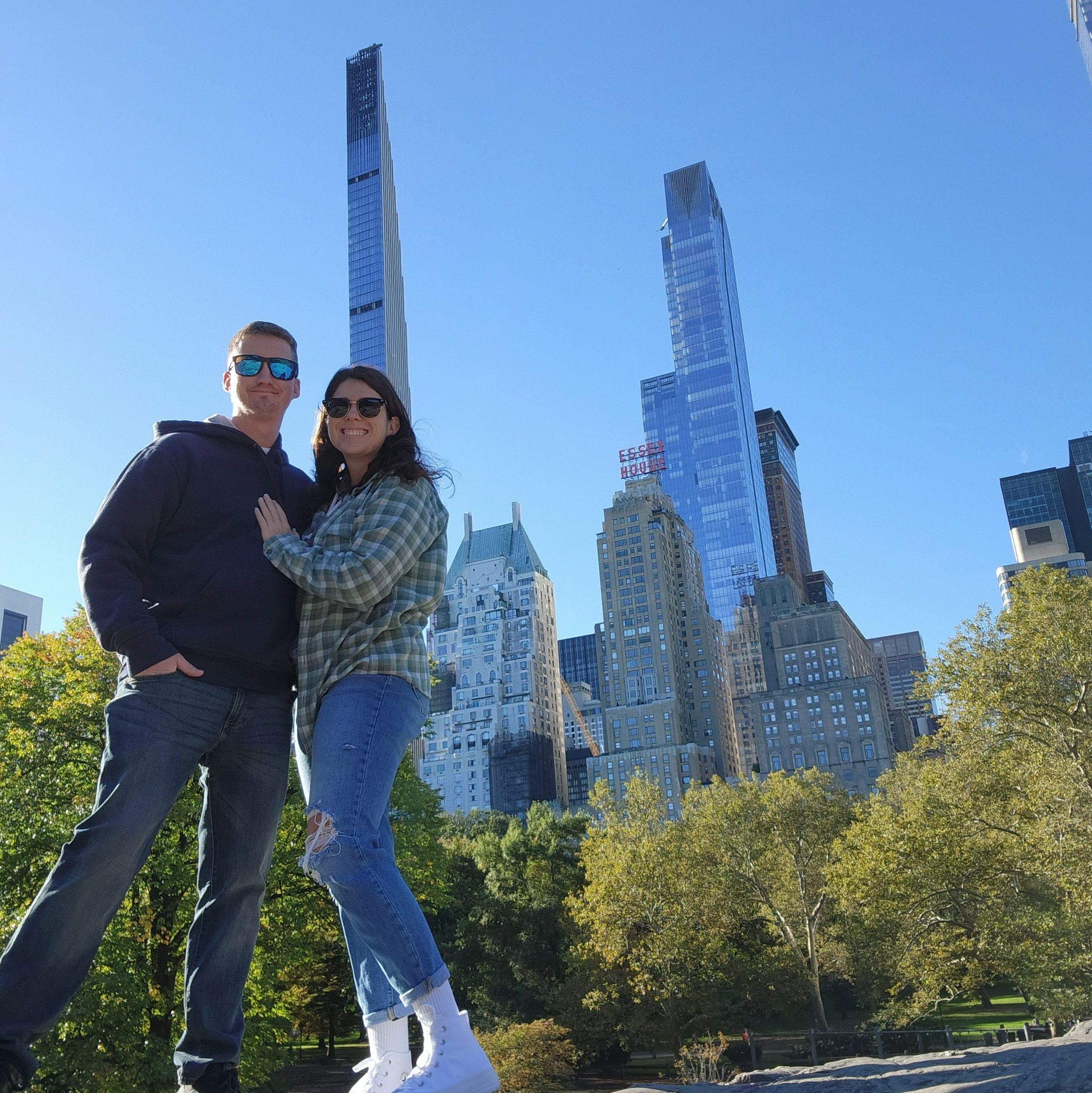 We decided to move in together on our trip to New York