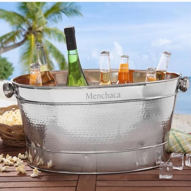 Hampton Collection Personalized Party Tub