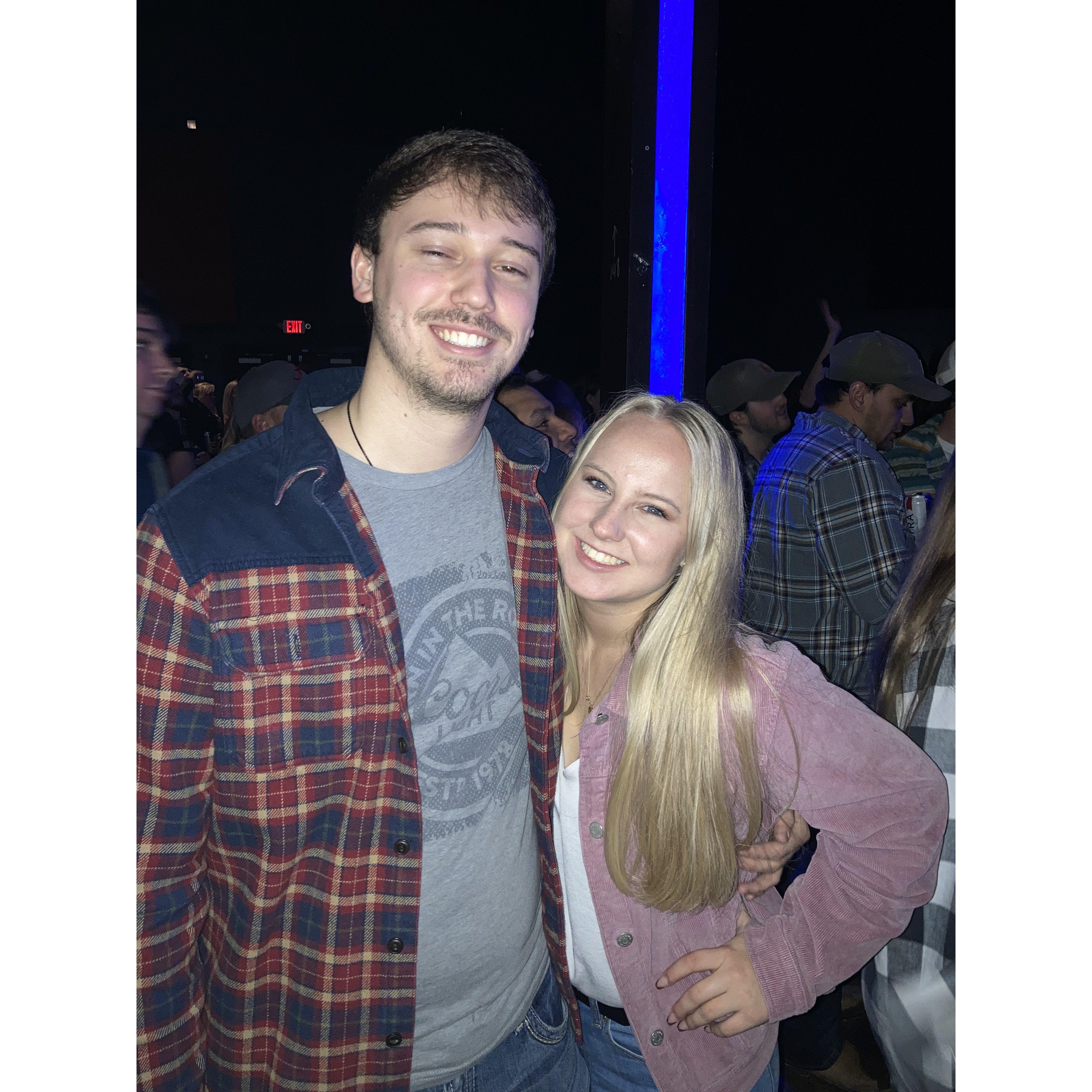 First concert - Ryan Hurd and Conner Smith