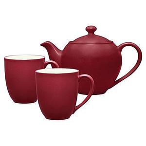 Noritake® Colorwave 3-Piece Tea-for-2 Set in Raspberry