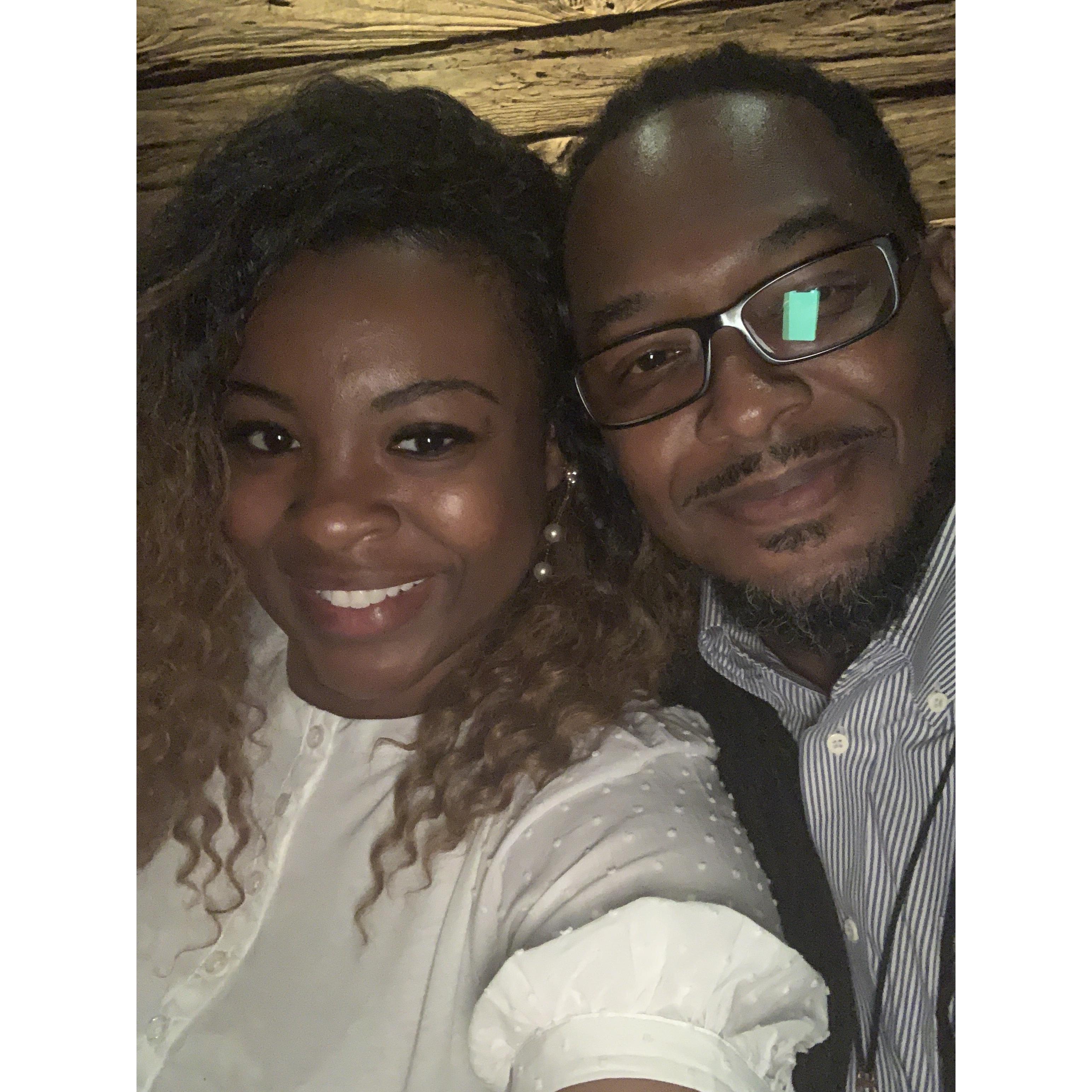 ATL nights. He got 'checked out' by one of my favorite chicago couples (The Franklin's)