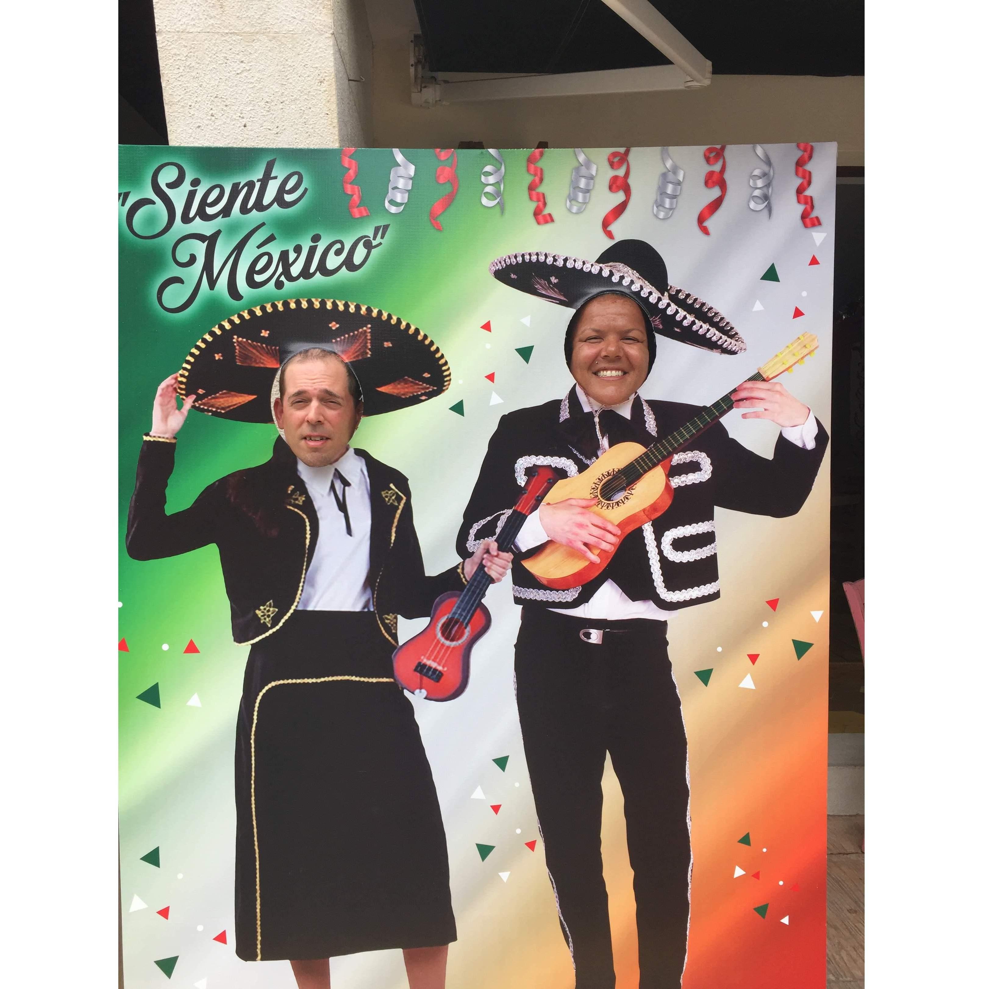 We met at band camp in Mexico