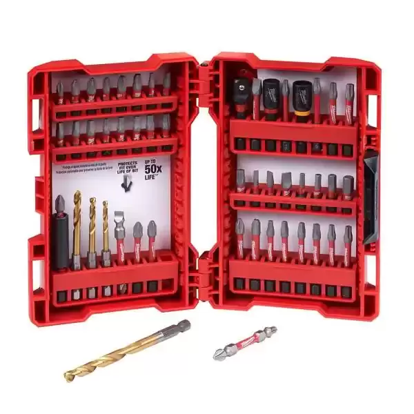 SHOCKWAVE Impact Duty Alloy Steel Screw Driver Bit Set (50-Piece)