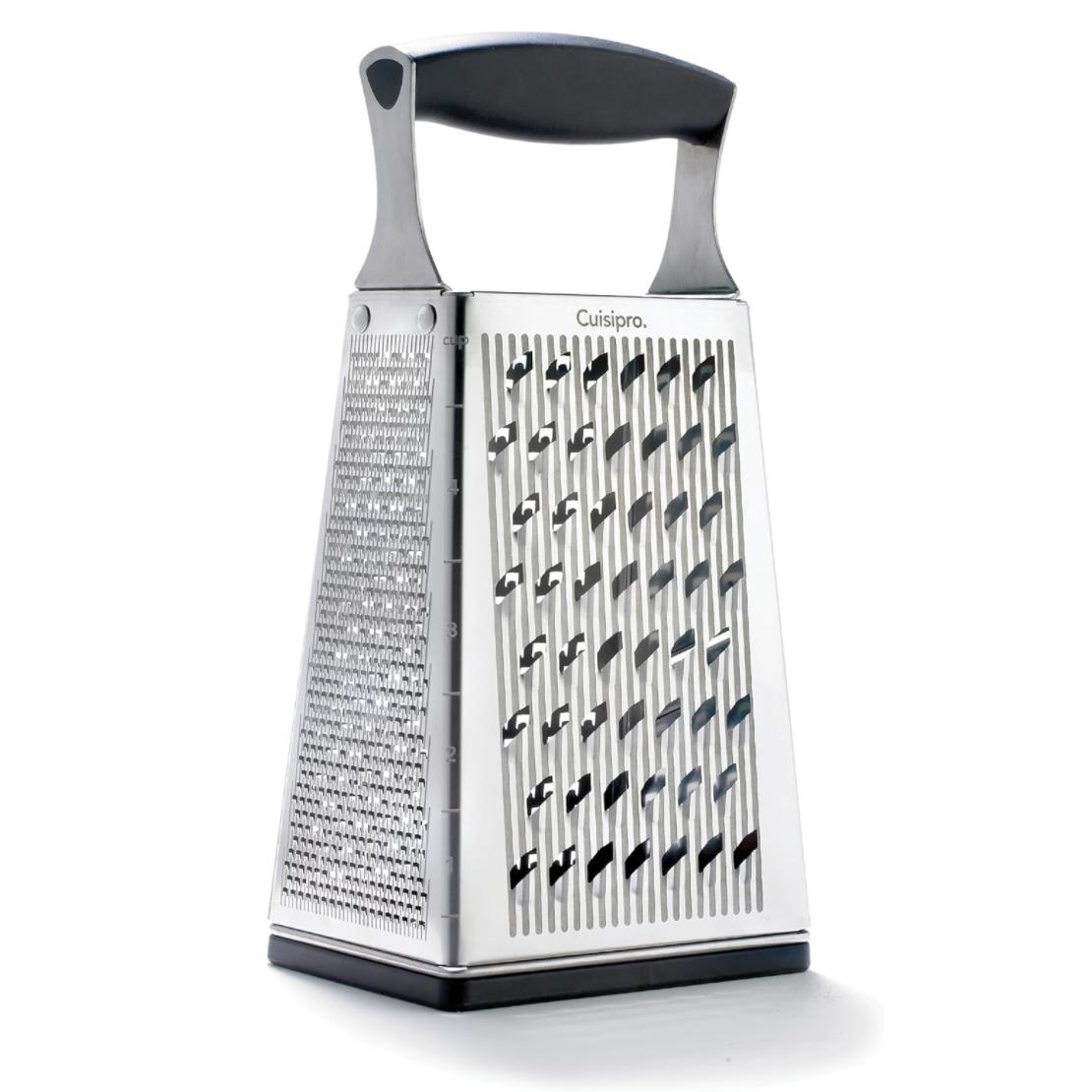Cuisipro Stainless Steel Cheese Grater with Handle
