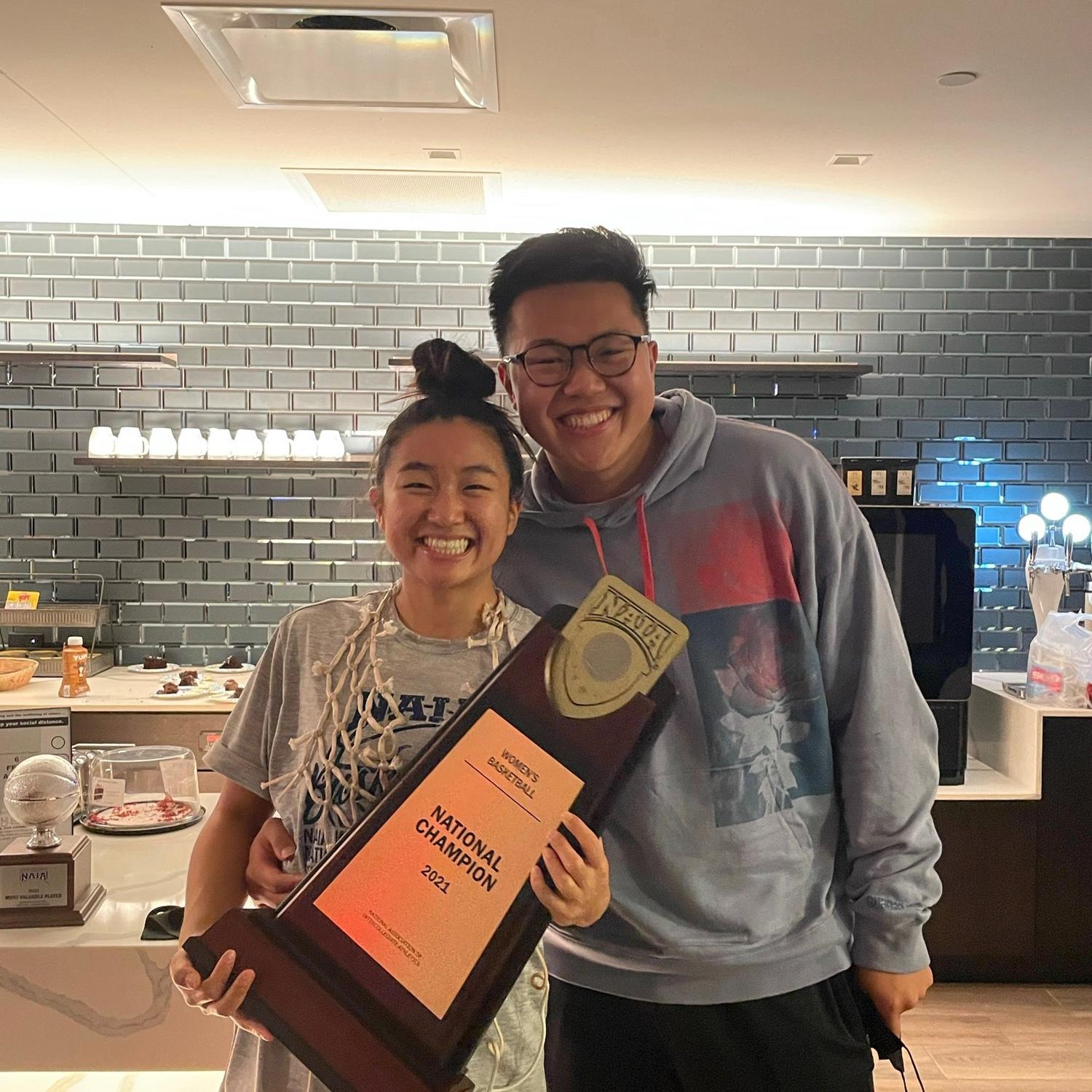 Charles coming to Iowa to watch Krissy win the 2021 NAIA National Championship!