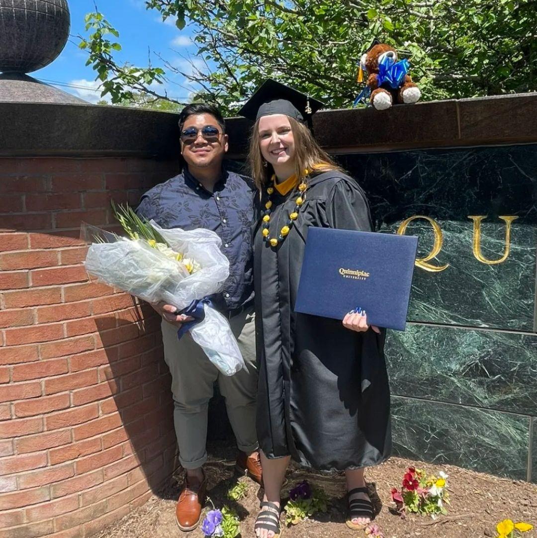 Megan's graduation from Quinnipiac - 2022