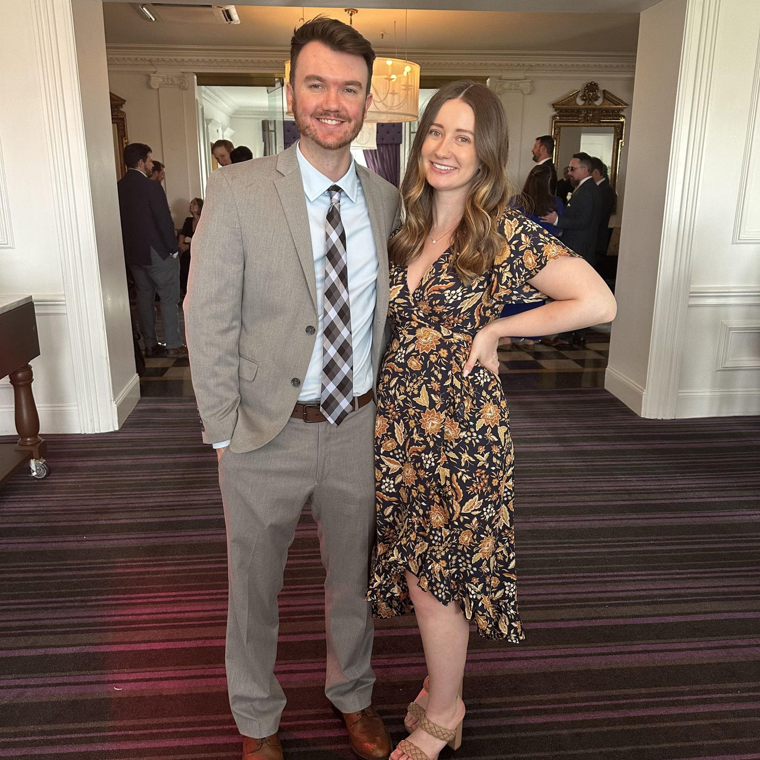 April 2023: The first time attending a wedding together