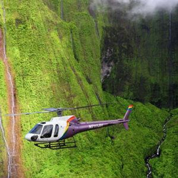 Hawaii Honeymoon: Helicopter Tour of Waimea Canyon & Waterfalls