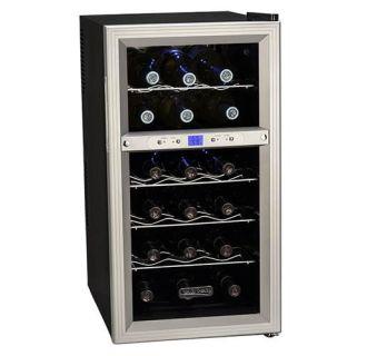 Koldfront 18 Bottle Dual Zone Thermoelectric Wine Cooler - TWR181ES