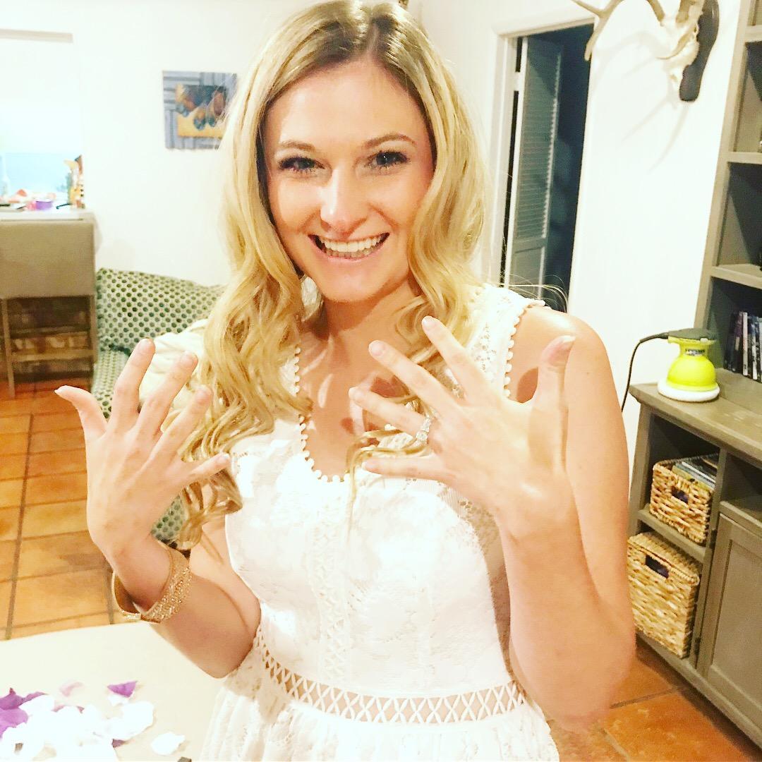 The moment right after I said Yes!