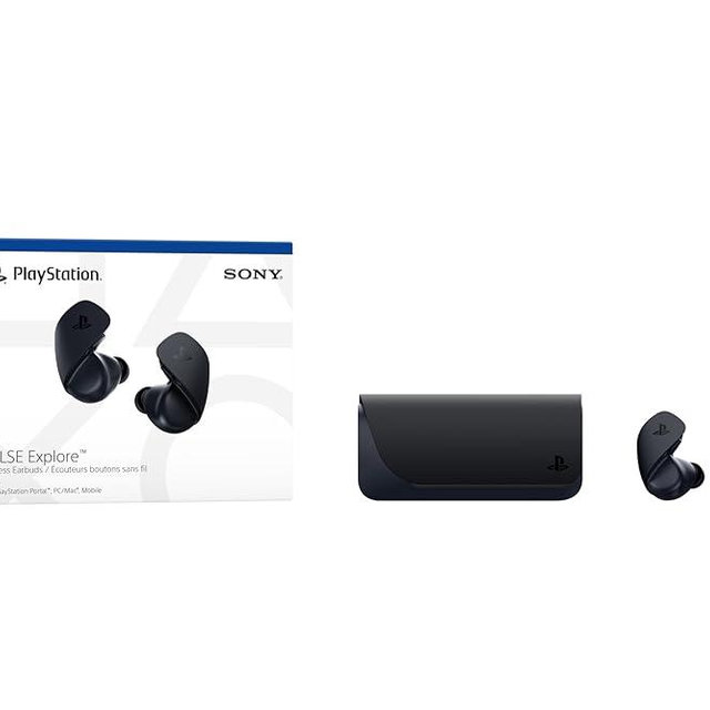 PlayStation Pulse Explore Wireless Earbuds - Midnight Black (Renewed)