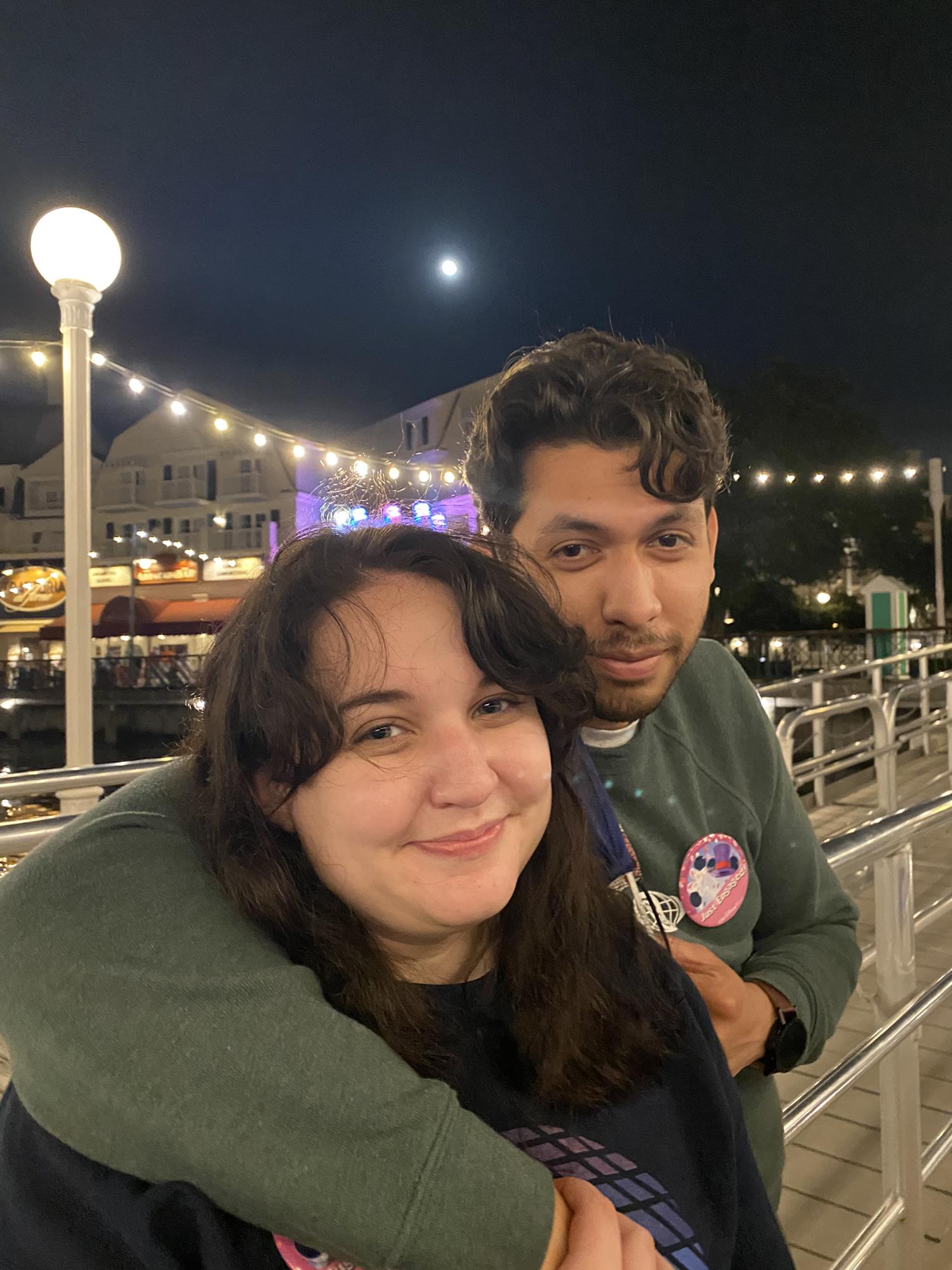 Exhausted from celebrating our engagement at the Boardwalk