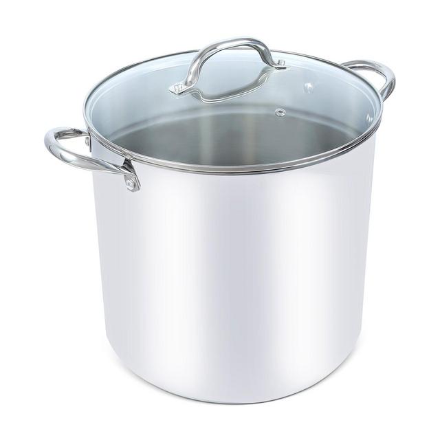 Tools of the Trade 16-Qt. Stainless Steel Stock Pot with Lid, Created for Macy's