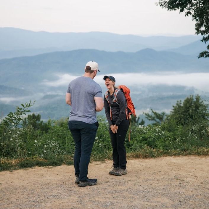 Zach told Lindsay he had acted like he was looking for a trailhead to stall because the photographer was running late.