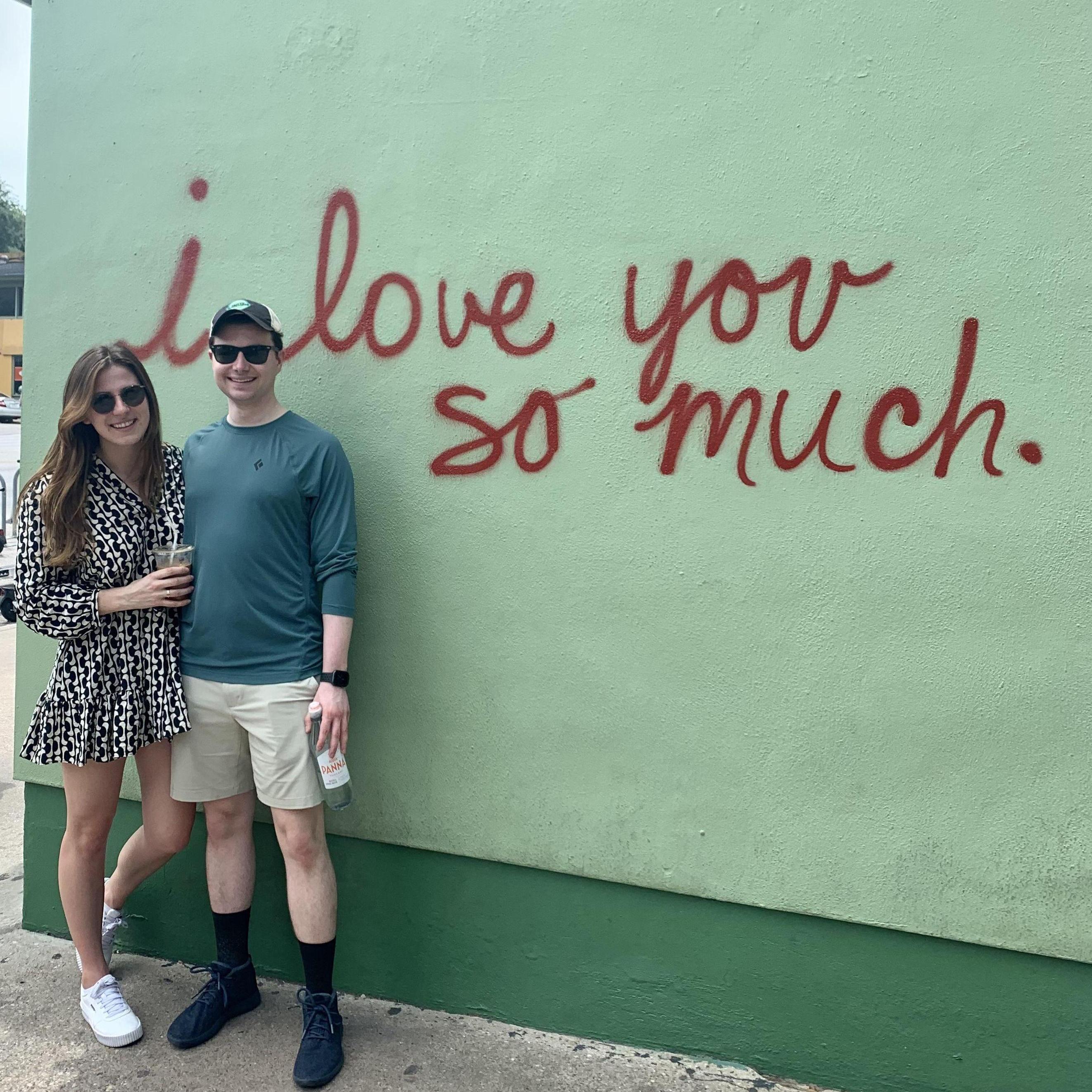 Visiting friends in Austin, Texas for Phil and Katherine Giesey's dreamy wedding in 2023!