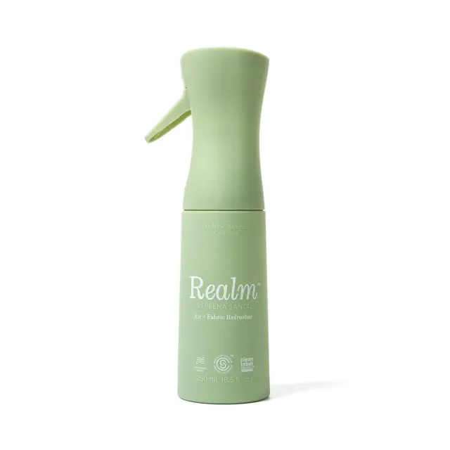 Realm Air + Fabric Spray Air Fresheners Verbena Santal - 8.5oz: Liquid Spray, Non-Powered, 1-Pack