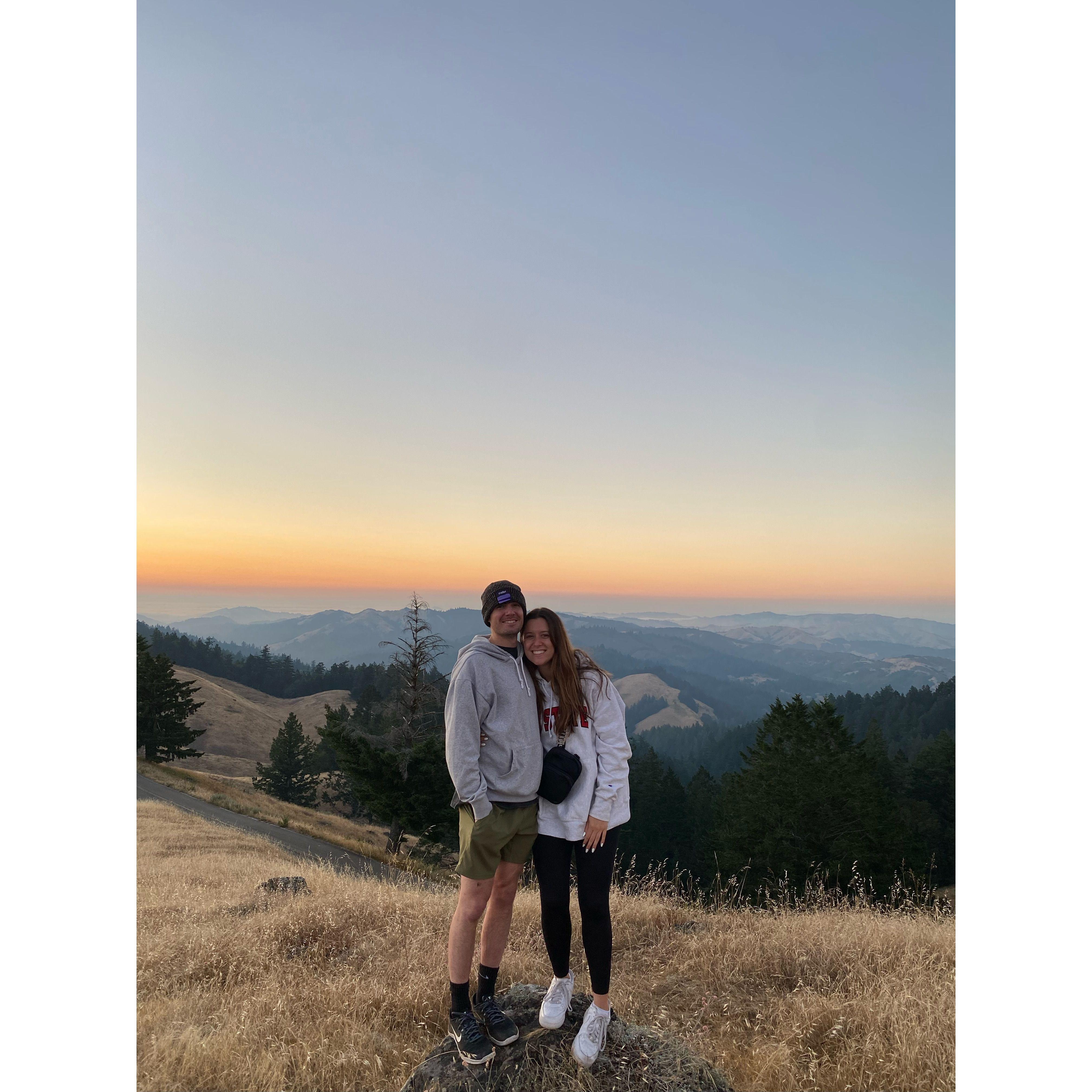 Sunsets at Mt. Tam in Marin County - unmatched