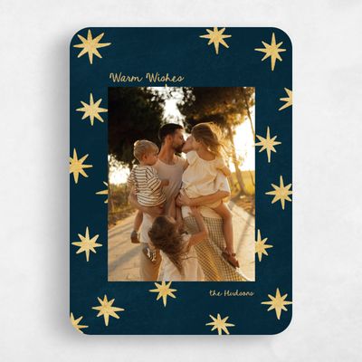Multi-Colored Holiday Card - Shimmer