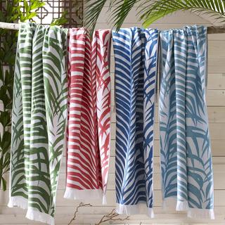 Matouk x Schumacher Zebra Palm Beach Towel