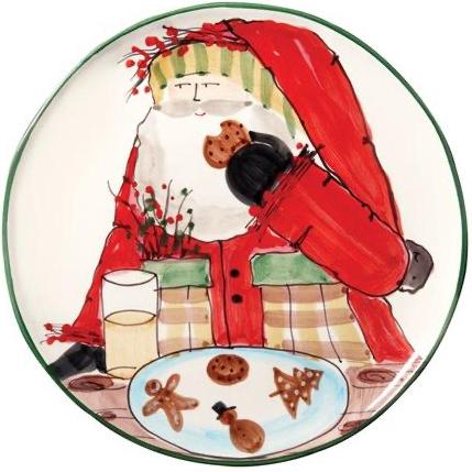 VIETRI Old St. Nick Cookie Platter