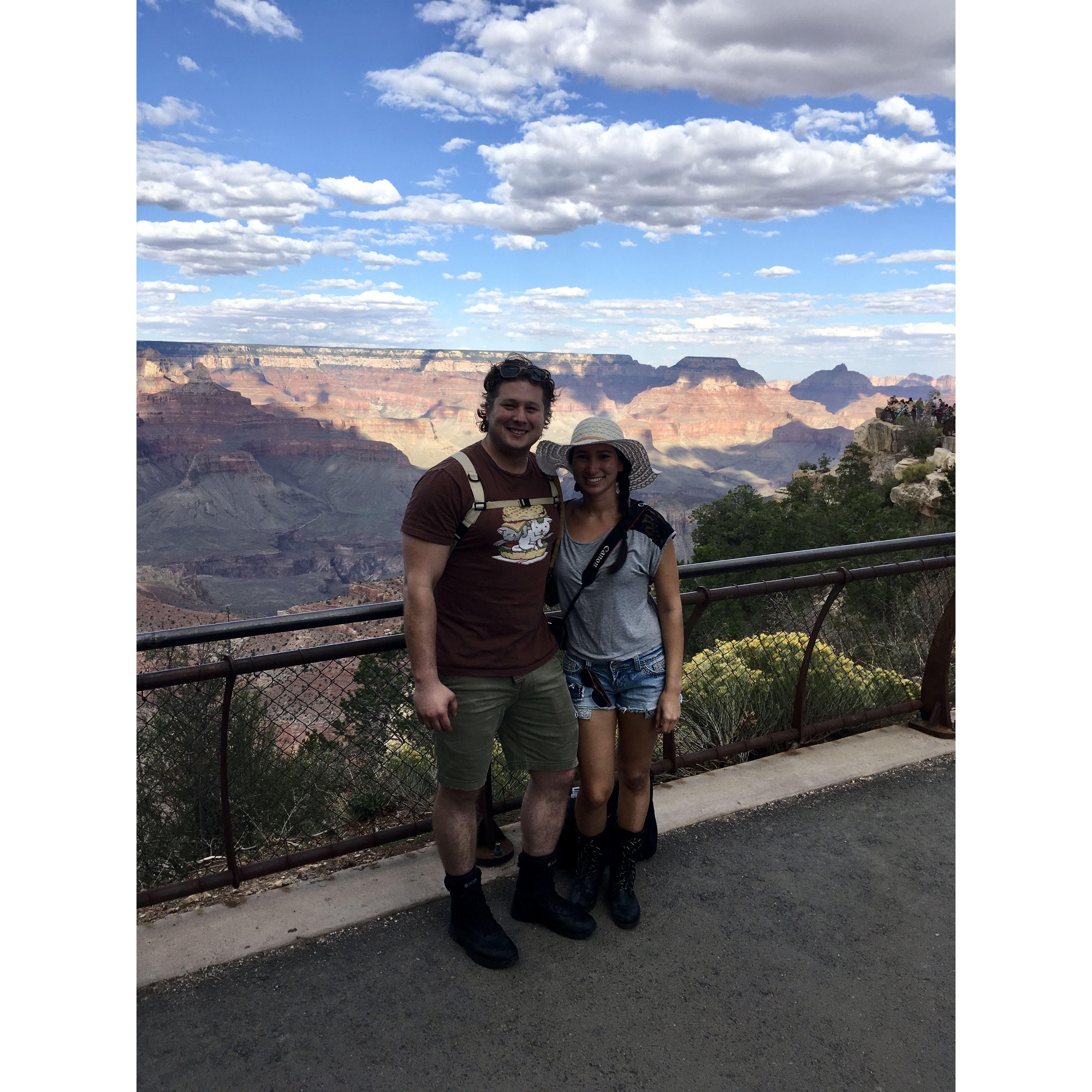 A stop at the Grand Canyon on our road trip to Wasteland Weekend