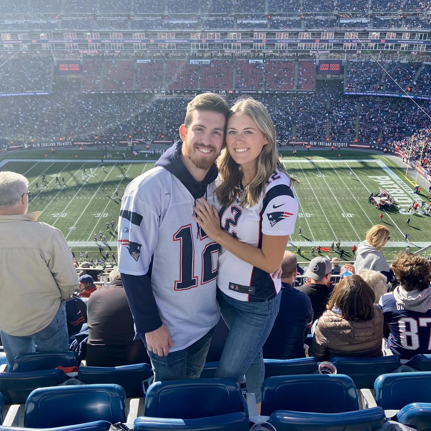 First Patriots game together