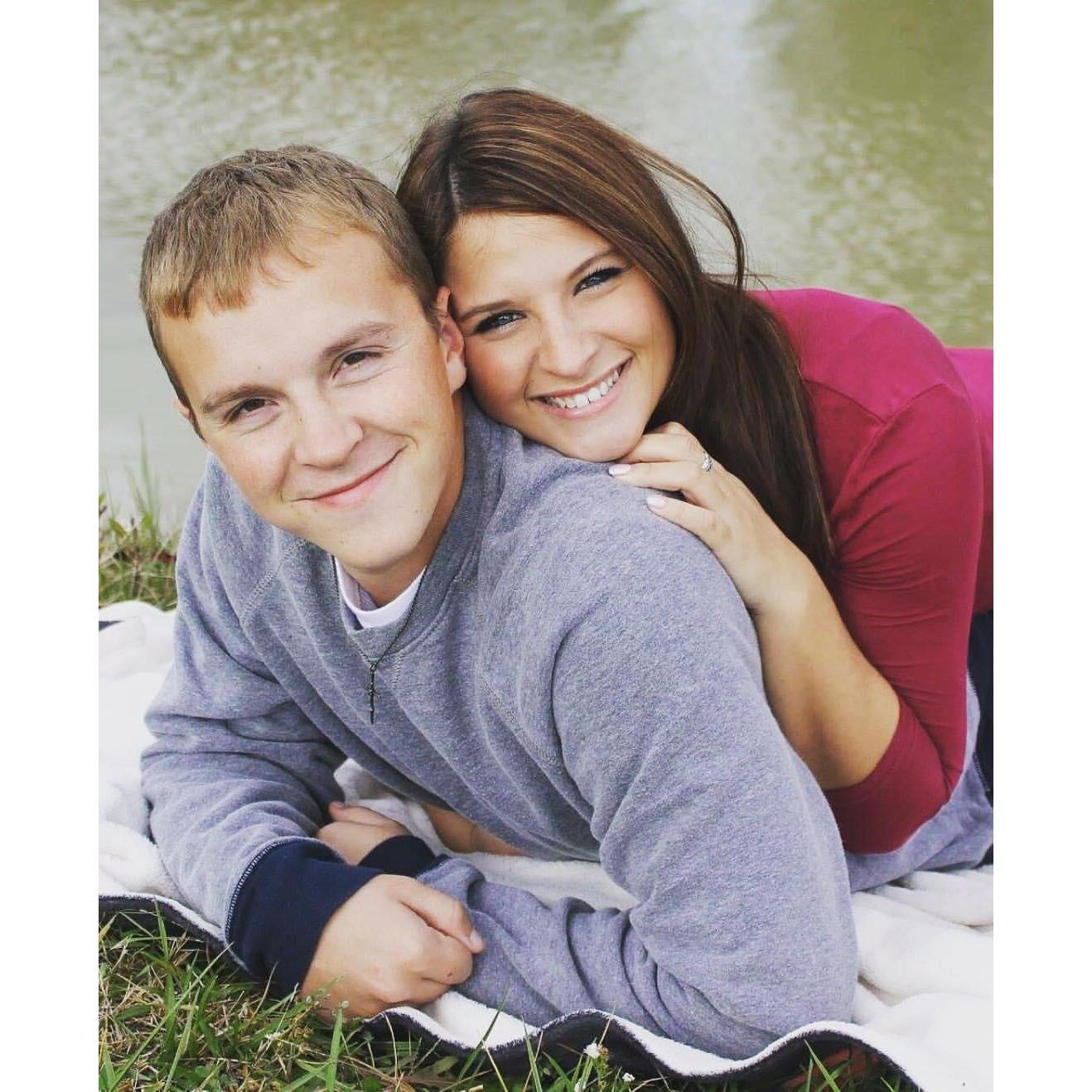 Our first photo shoot together