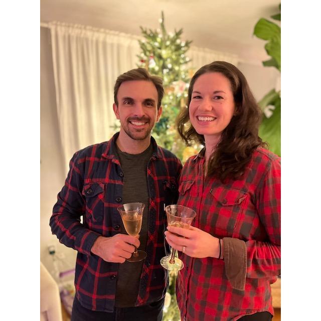 Celebrating Christmas with friends 2021.