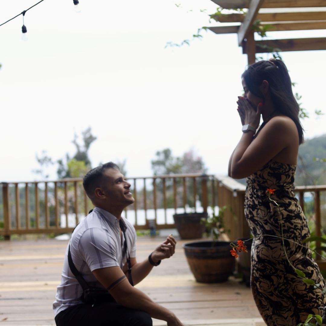 The day we got engaged