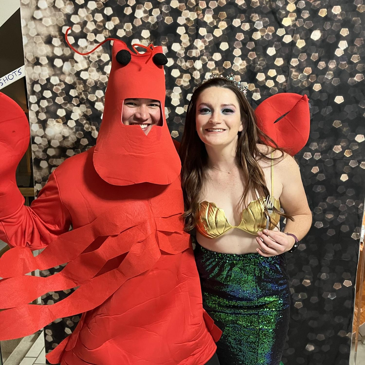 Halloween 2021 - Ariel and Prince Erik (wait no it’s Sebastian)