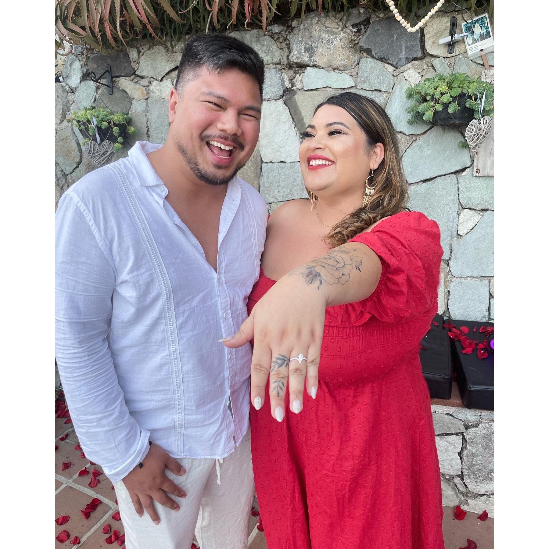 Right after the proposal!
