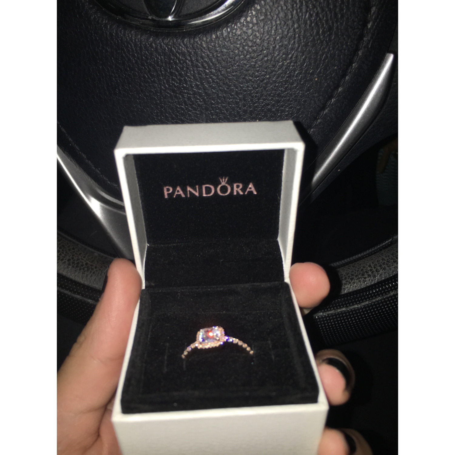 My promise ring given on our 6 month anniversary!