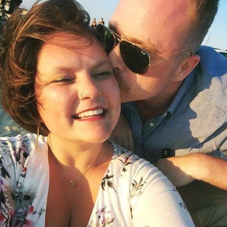 Golden hour on Menemsha beach, right before he proposed