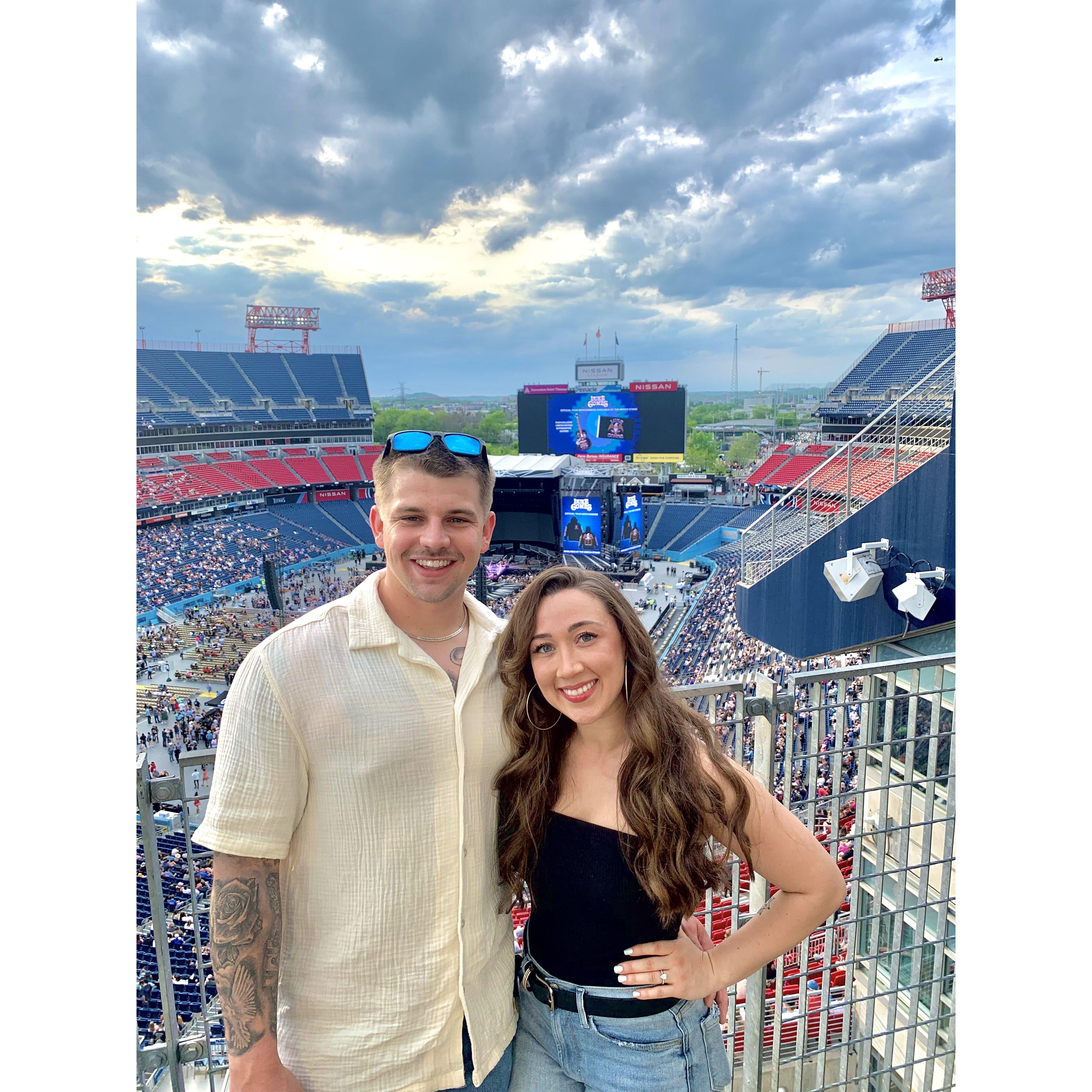 Nissan Stadium for Luke Combs concert