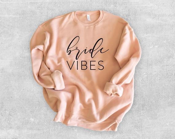 Honeymoon Sweatshirt, Newlywed Gift, Bride Vibes, Bridal Shower Gift, Honeymoon Vibes, Crewneck Sweatshirt, Honeymoon Sweatshirt