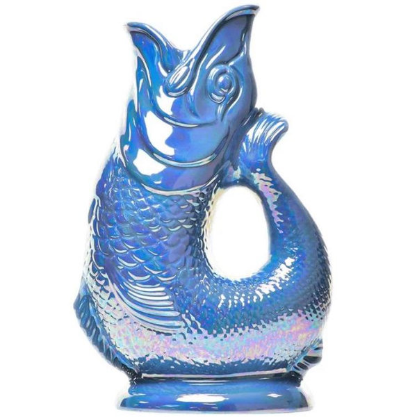 Wade Ceramics Extra Large 11" Gluggle Jug Fish Pitcher | 15 COLORS