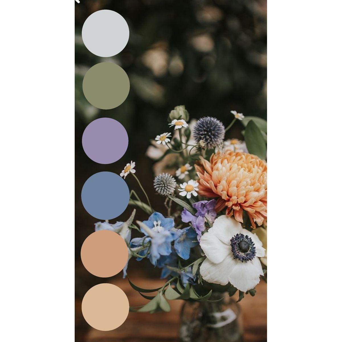 Here are our wedding colors if you would like to correspond your outfit with our colors!