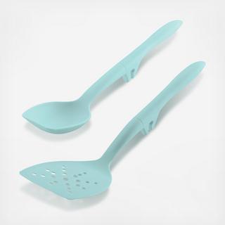 Lazy Flexi 2-Piece Turner & Scraping Spoon Set