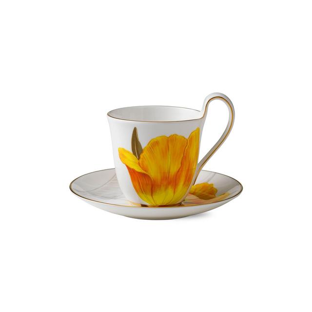 High Handle Cup and Saucer