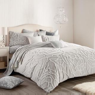 Chenille Rose 3-PIece Comforter Set