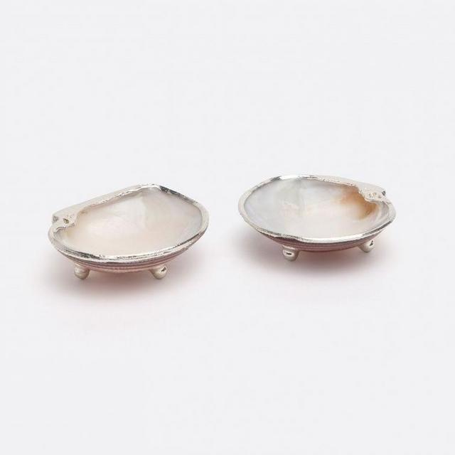 Callista Clamshell Pinch Bowls - Set of 2
