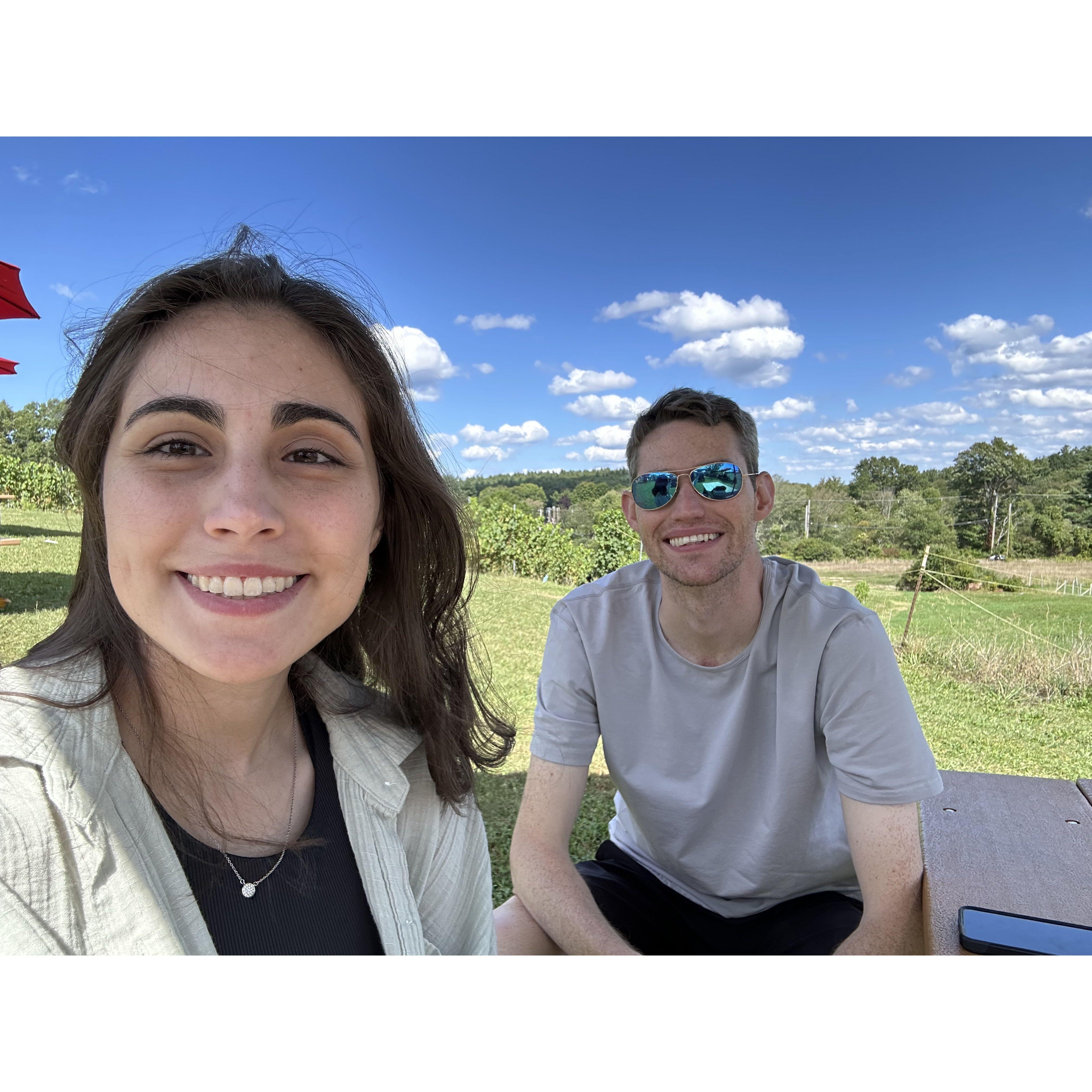 Checking out Nashoba Winery 🍷