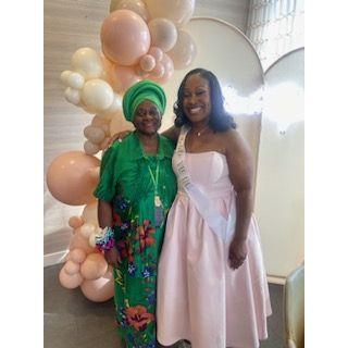 Mother of The Groom and Me heheeeee heyyyyyy Mama T...... Love You...